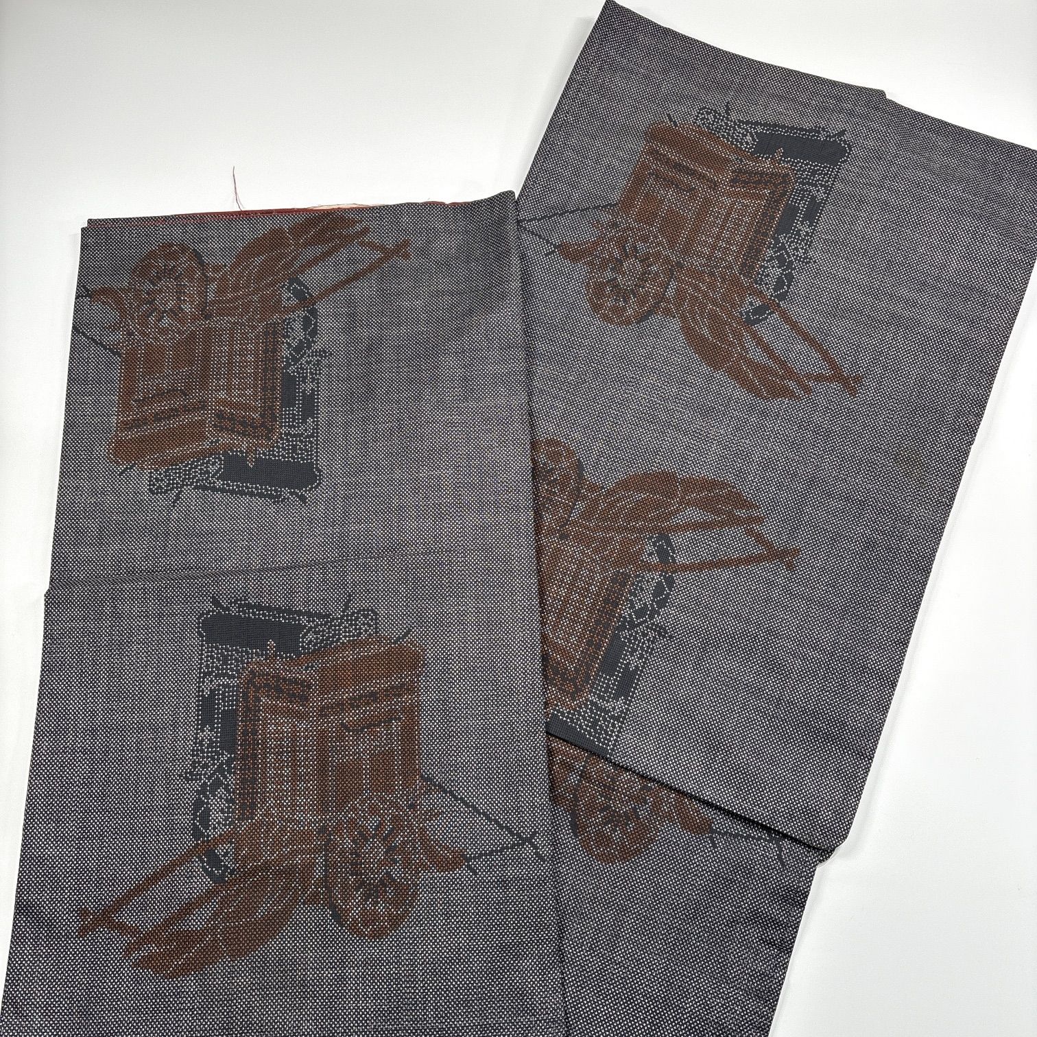  大島紬 正絹 着物 同梱 リメイク用 着付け 11120 紬 着物