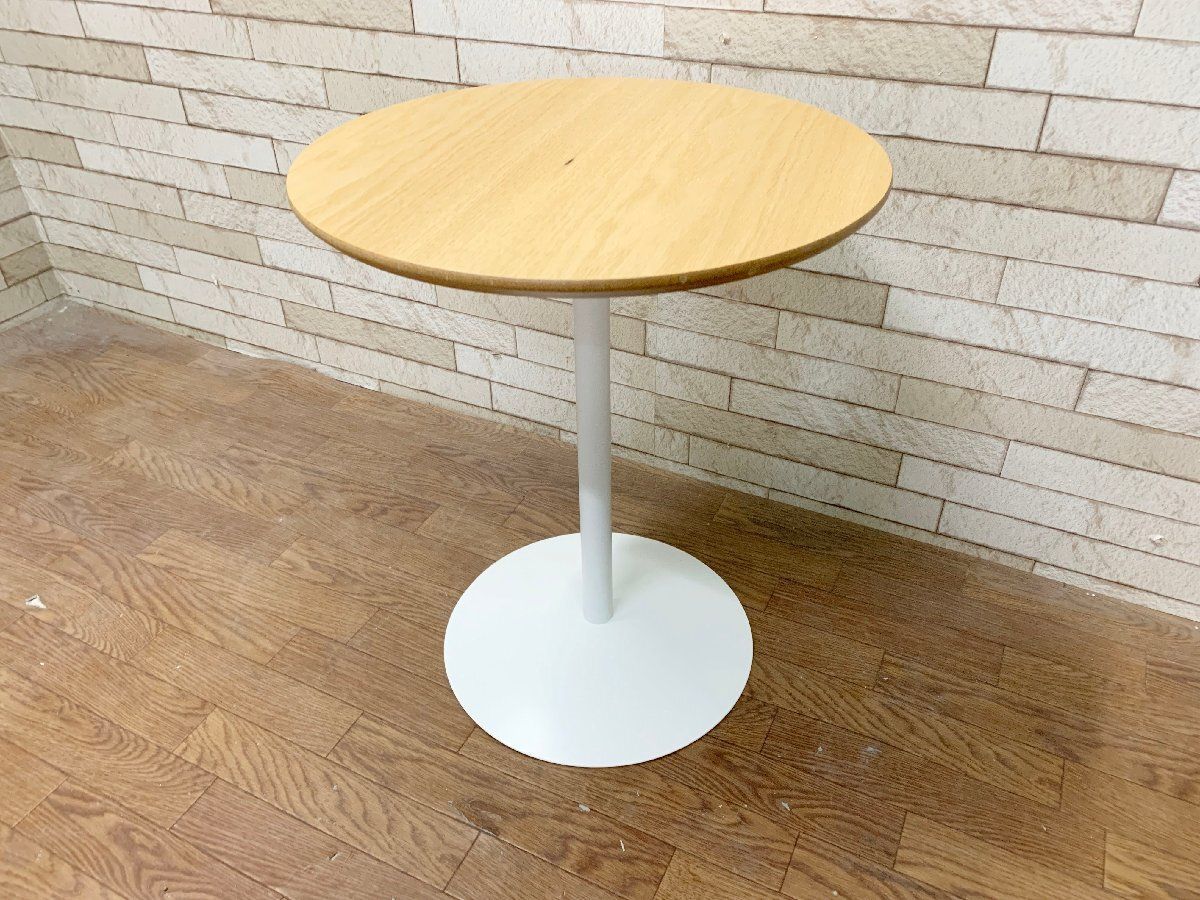 サイドテーブル 丸テーブル 机 ミニテーブル コンパクト カフェテーブル 北欧スタイル 直径45 cm 畑1135