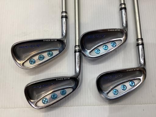 muziik On The Screw Blue Icon II 6S レフティ アイアンセット IR 純正特注シャフト フレックスS メンズ 男性用 左利き レフティ 左用 Cランク ゴルフクラブ