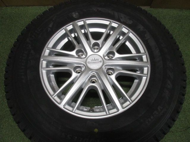  み グランベルド 195 80 R 15 スタッドレスタイヤ４本SET 200系ハイエース NV 350 E 26キャラバン 15インチ タイヤ ホイールセット