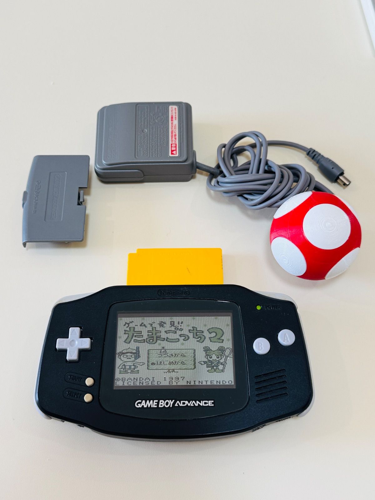 ゲームボーイアドバンス 黒 本体 電池&充電器付き