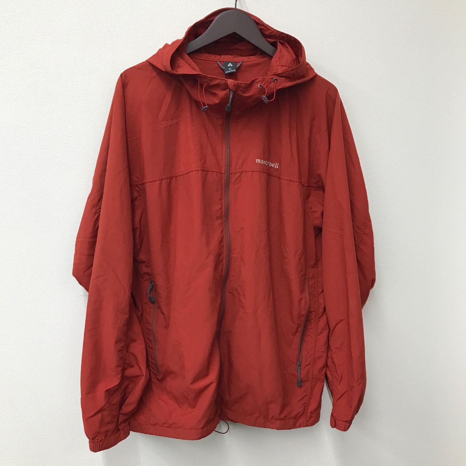 M10227 【mont-bell】 モンベル ナイロンジャケット レッド系 XLサイズ