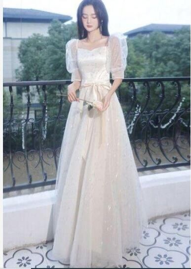 結婚式 二次会 演奏会 発表会 フォ マル ロング丈 ドレス 9号 M OPN1022