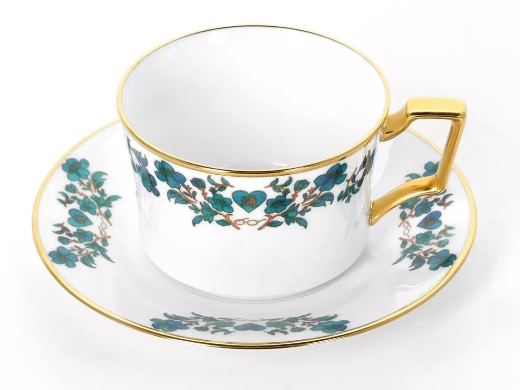 マグカップ･湯のみ 志村新八 ノリタケコラボ カップ＆ソーサー 銀魂