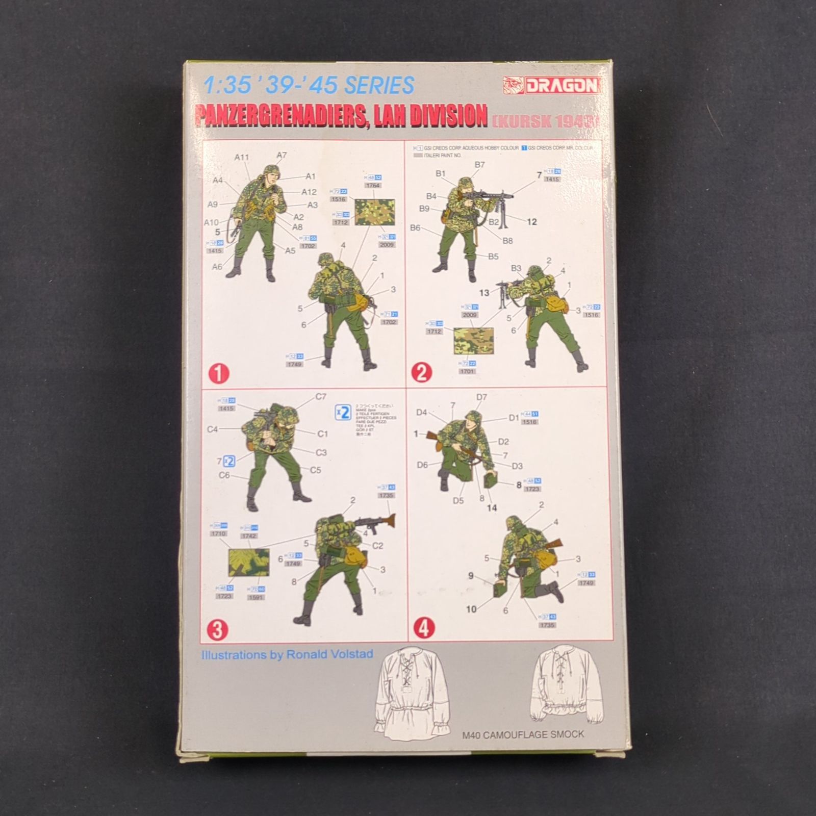 輸入キット ハセガワ ドラゴン 6159 1 35 LAH KURSK 1943 装甲擲弾兵 LAH師団 クルスク 1943年 モデリング用品 塗装ブース