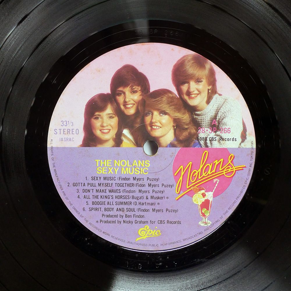 ミュージック ^_^ 国内盤 ノーランズ/セクシーミュージック/EPIC 283P266 LP - メルカリ