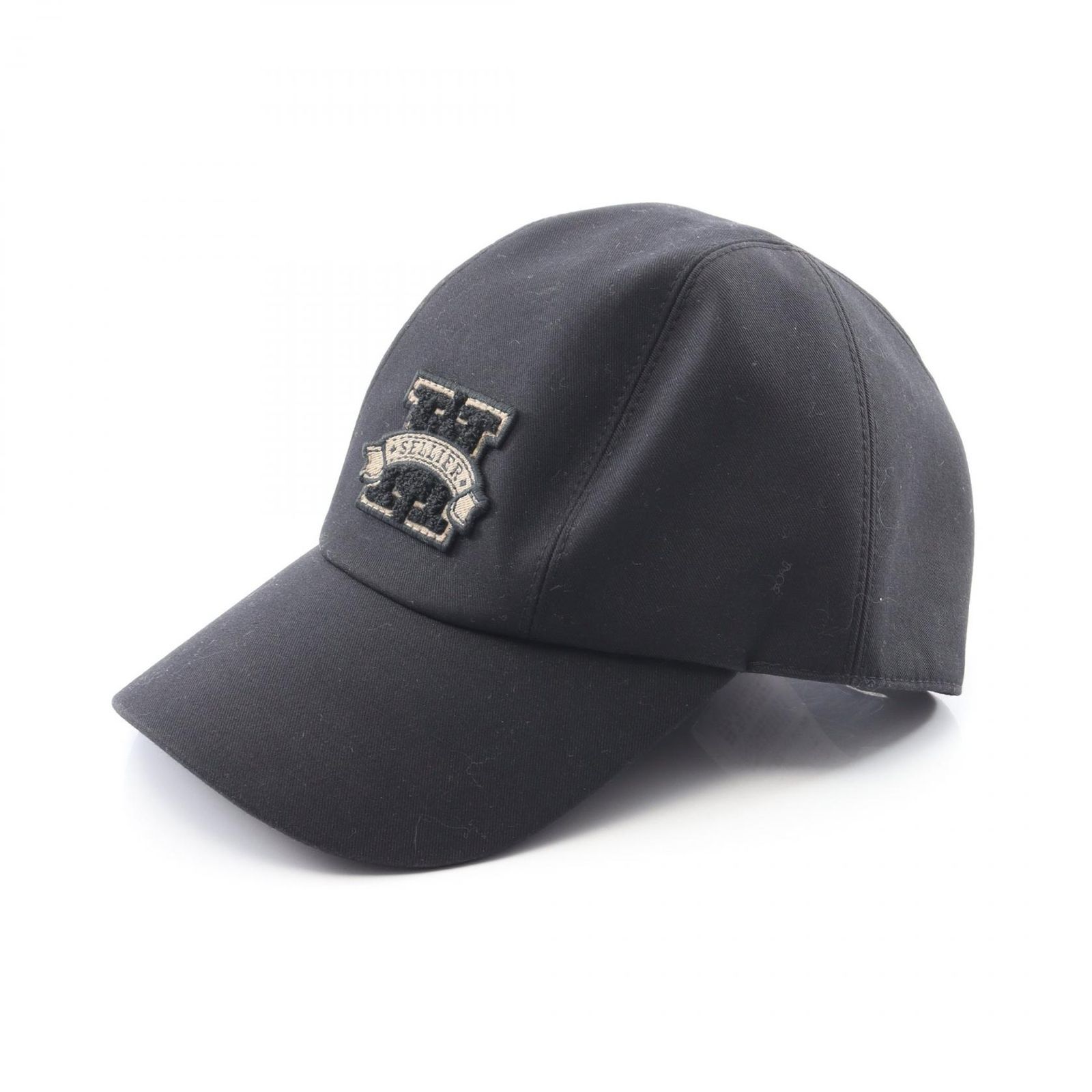 エルメス HERMES キャップ デイヴィス Hセリエ ブラック キャンバス