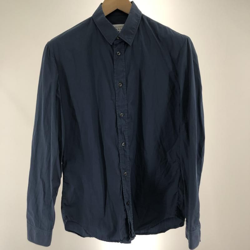 MARTIN MARGIELA 長袖シャツ サイズ40 L相当 ネイビー マルタンマルジェラ 91