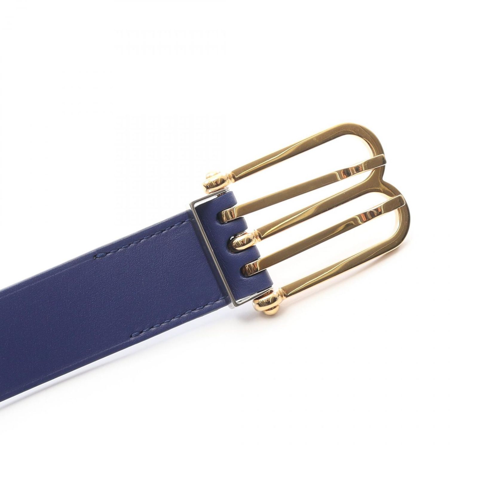 バレンシアガ BALENCIAGA ベルト ブルー レザー レディース A