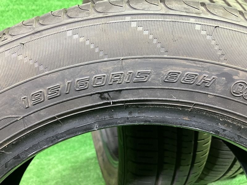  DUNLOP サマー ダンロップ エナセーブEC 204 195 60 R 15 4本 7ミリ 15インチ サマータイヤ ノーマルタイヤ