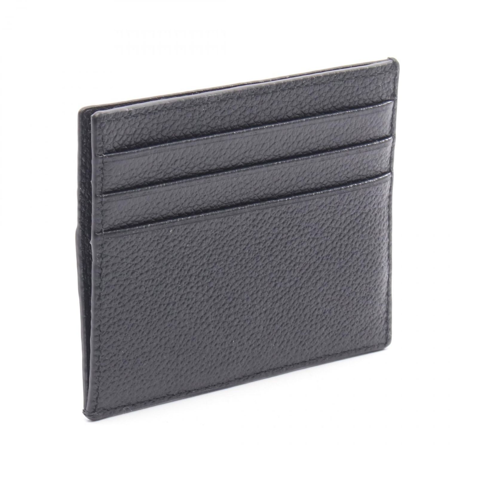 プラダ PRADA カードケース トライアングルロゴ ブラック レザー ユニセックス