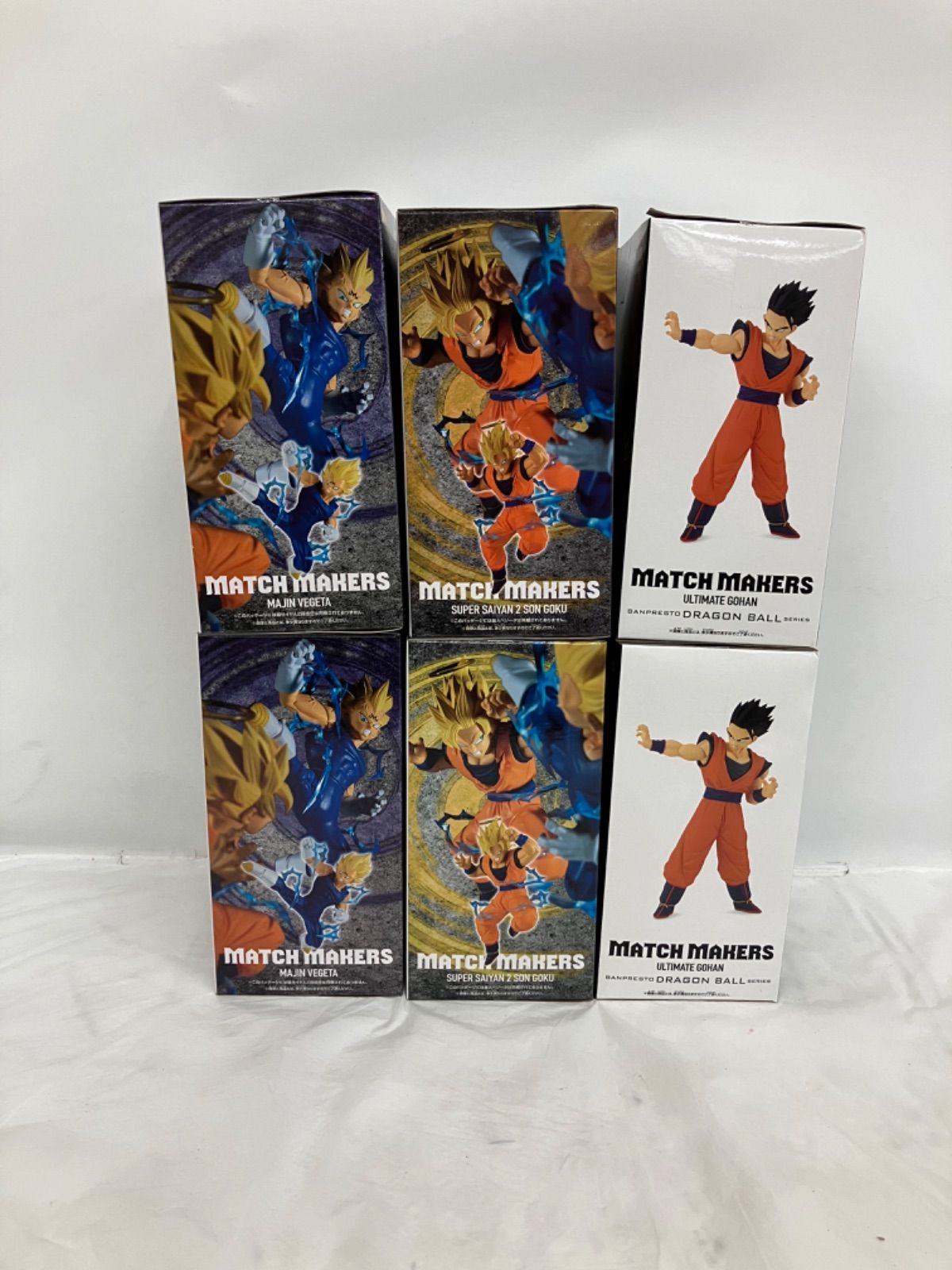未開封 ドラゴンボールZ MATCH MAKERS フィギュア 3種6個セット LFJ311