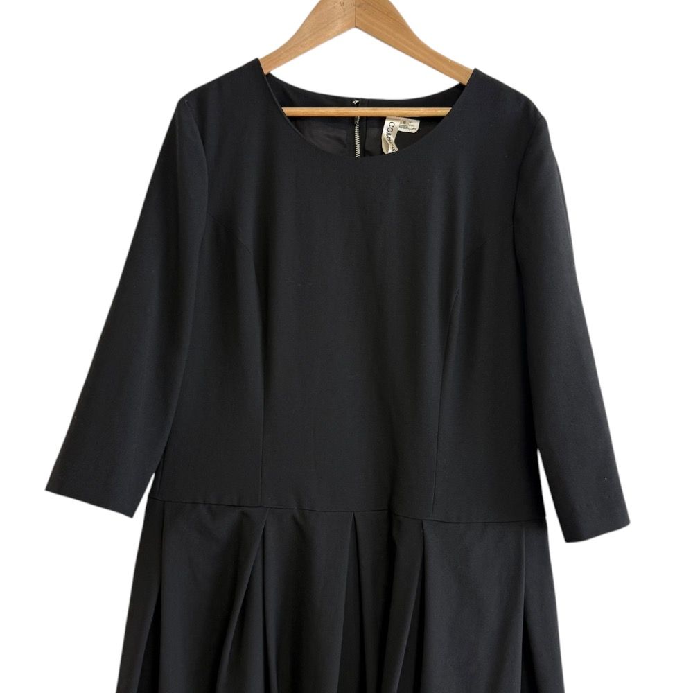美品 AD2019 COMME des GARCONS コムデギャルソン バックプリーツ 七分