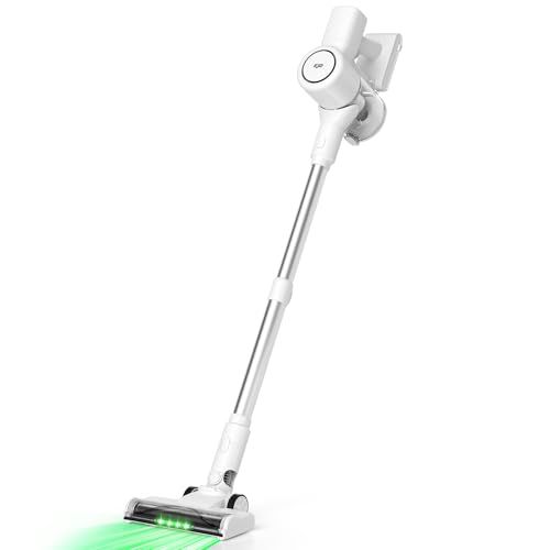 掃除機 コードレス 6月登場 45000Pa超強力吸引力 全体性能アップ! ブラシレスモーター コードレス掃除機 一人暮らし 緑色LEDライト 大容量バッテリー 自立式 そうじき 軽量 7重濾過 3段階吸引 10段階伸縮パ 0e5807c5