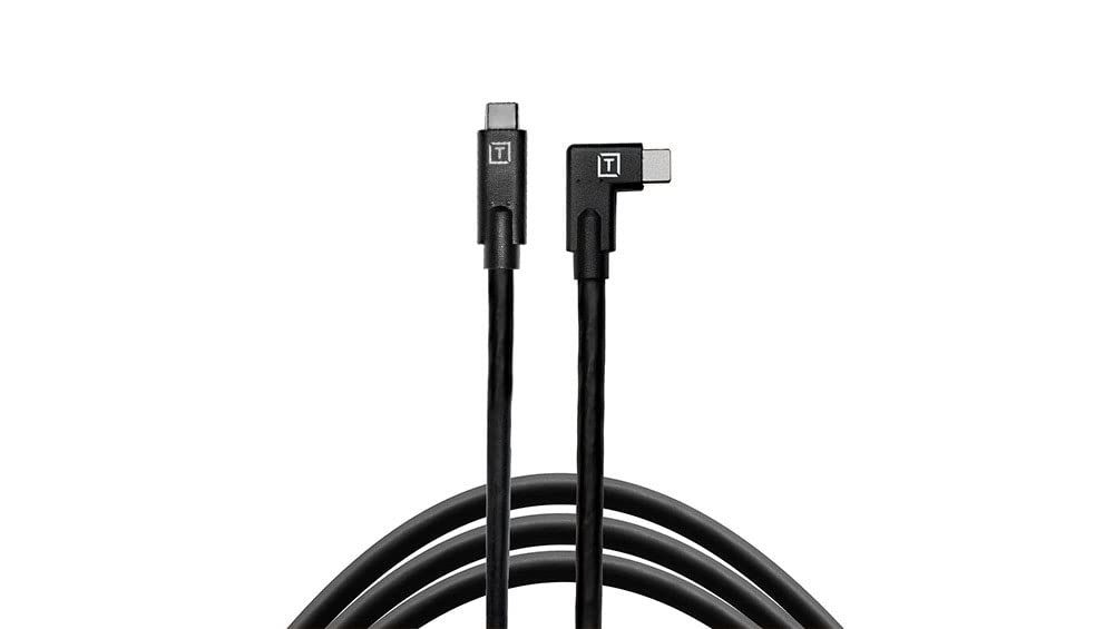 TetherTools テザーツールズ テザープロ USB-C トゥ USB-C ライト アングル ブラック CUC15RT-BLK