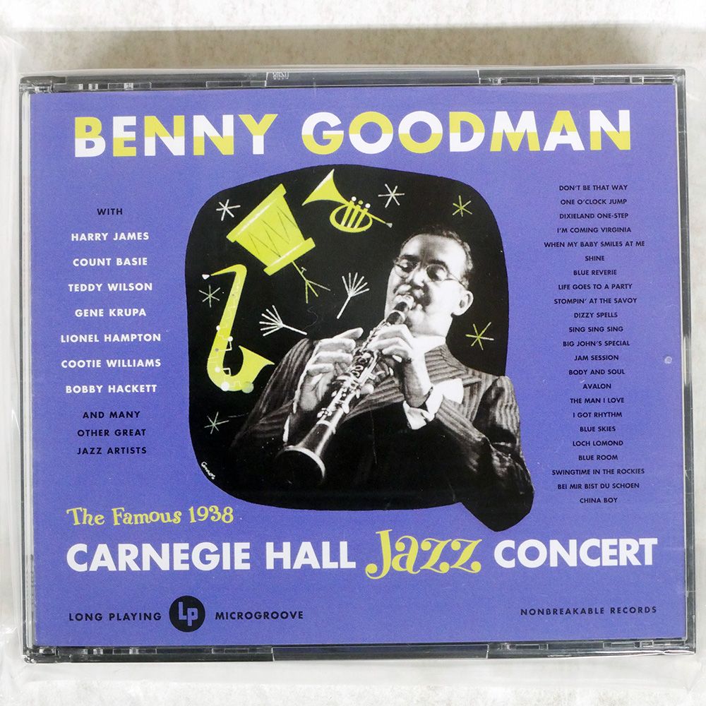 国内盤 ベニーグッドマン/ライヴアットカーネギーホール1938/ソニー