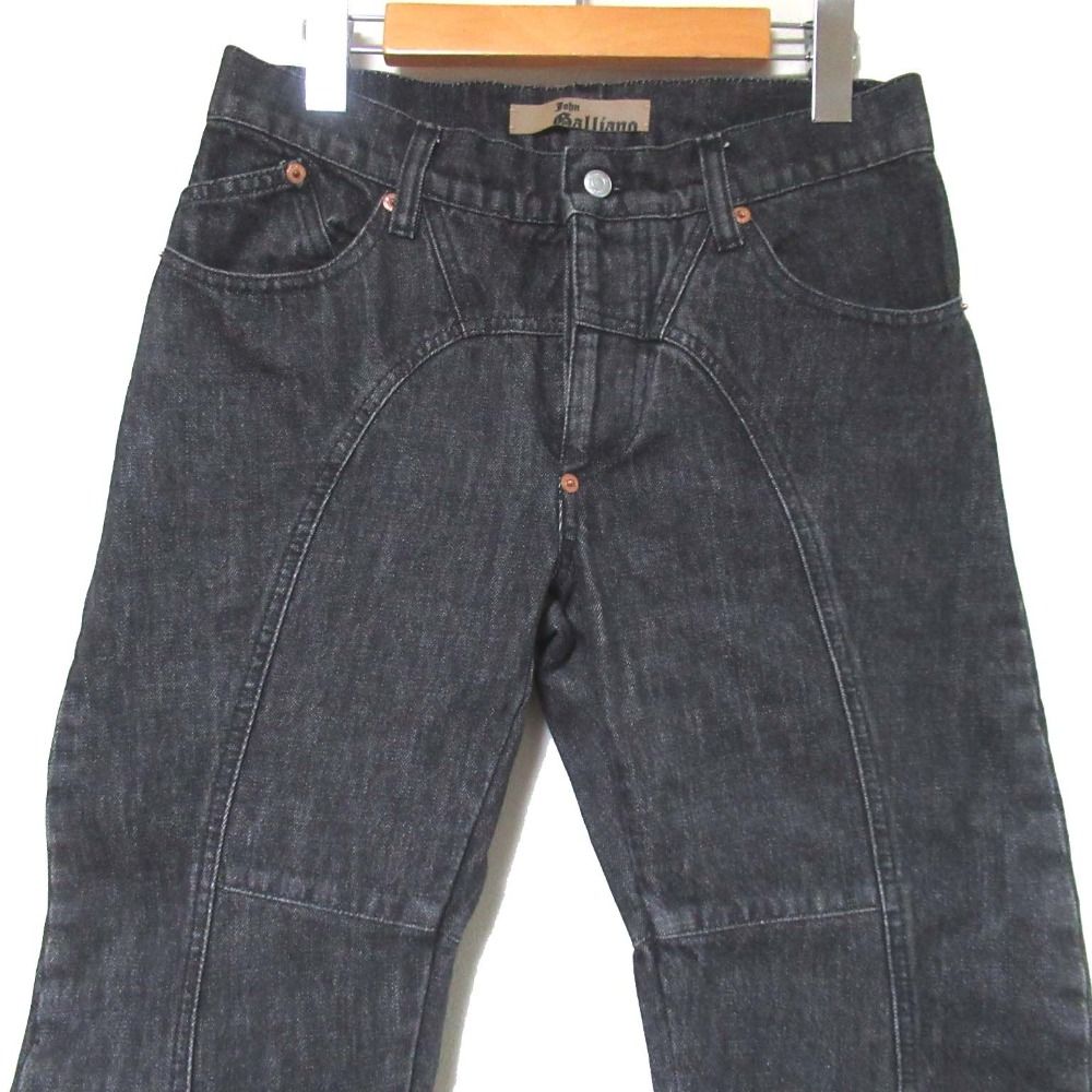 美品 初期 John Galliano ジョンガリアーノ ボタンフライ 立体裁断