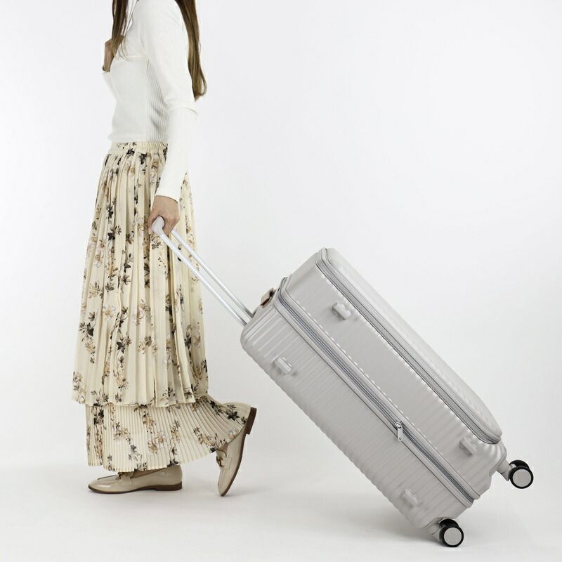 エース ハント スーツケース HaNT ココント 65L 78L キャリーバッグ キャリーケース 5泊6日 6泊7日 キャスターストッパー Mサイズ 拡張 軽量 おしゃれ 双輪 旅行 一人旅 TSロック エキスパンド機能 メンズ レディース 05512