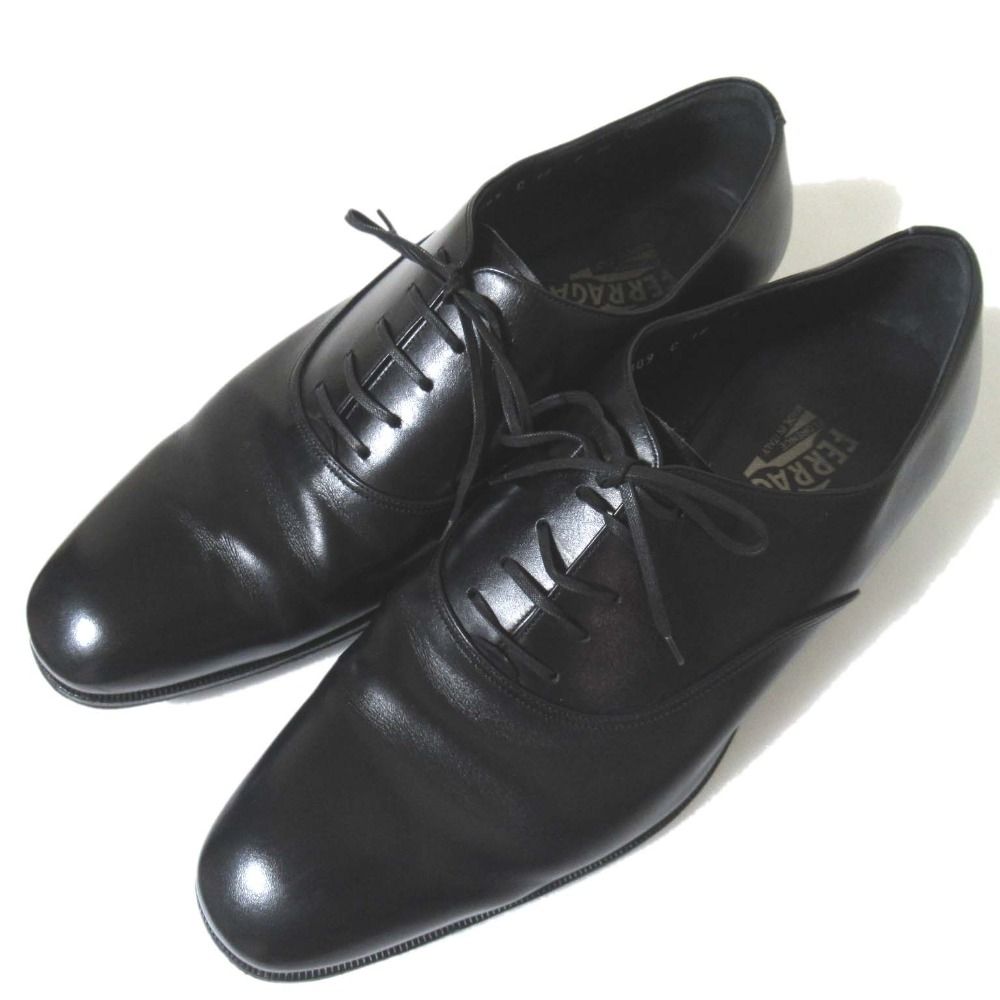 極美品✨サルヴァトーレフェラガモ　バレーシューズ　ブラック　レザー 極美品✨サルヴァトーレフェラガモ バレーシューズ ブラック レザー 靴