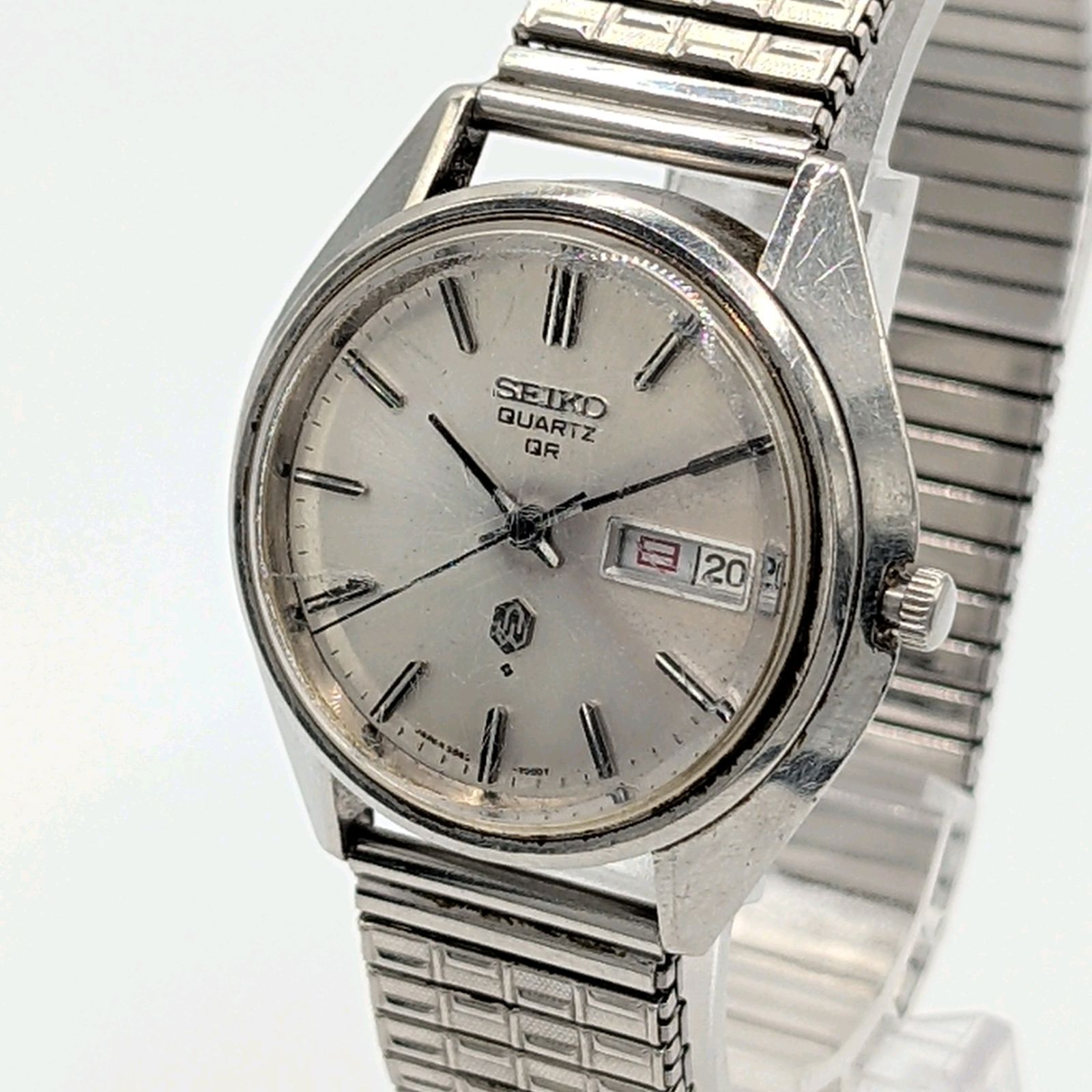 SEIKO VINTAGE Watch quartz Men s Silver Round Y2K 00S Vintage 3863-7001 Working セイコー 時計 クオーツ メンズ シルバー ヴィンテージ 稼働品