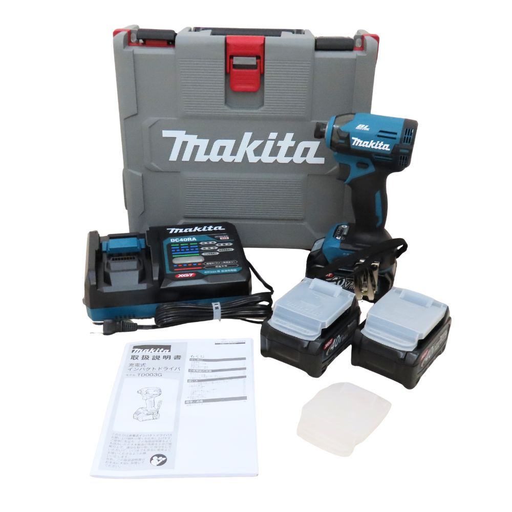 Makita マキタ TD003G RAX 充電式インパクトドライバ バッテリー付属 充電器 電動工具 ボルト締め A2504715