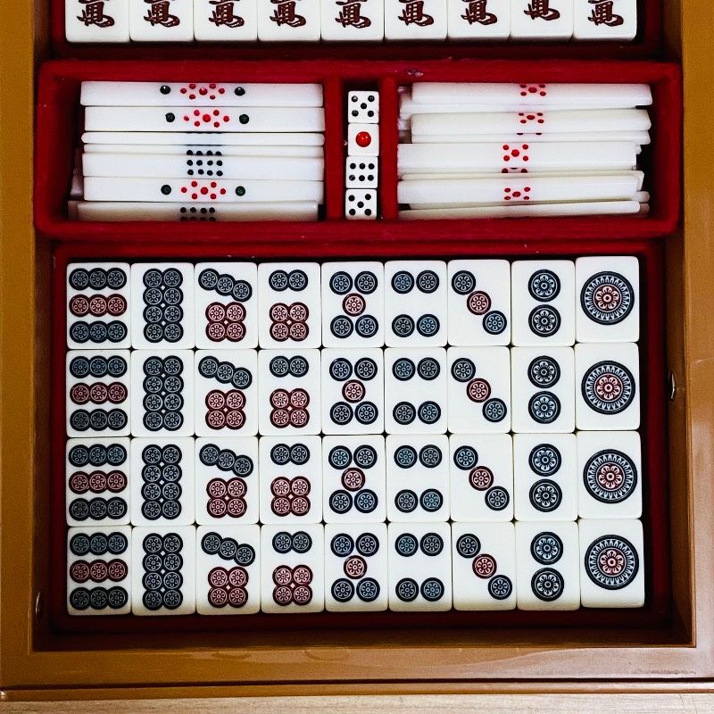 ☆激レア☆ミズノ丸一 麻雀牌 丸一家紋牌 背黄牌 ビンテージ - メルカリ