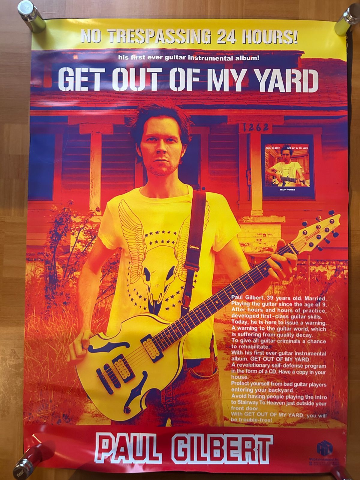 ポール・ギルバート Paul Gilbert Mr. Big / Get Out Of My Yard 2006