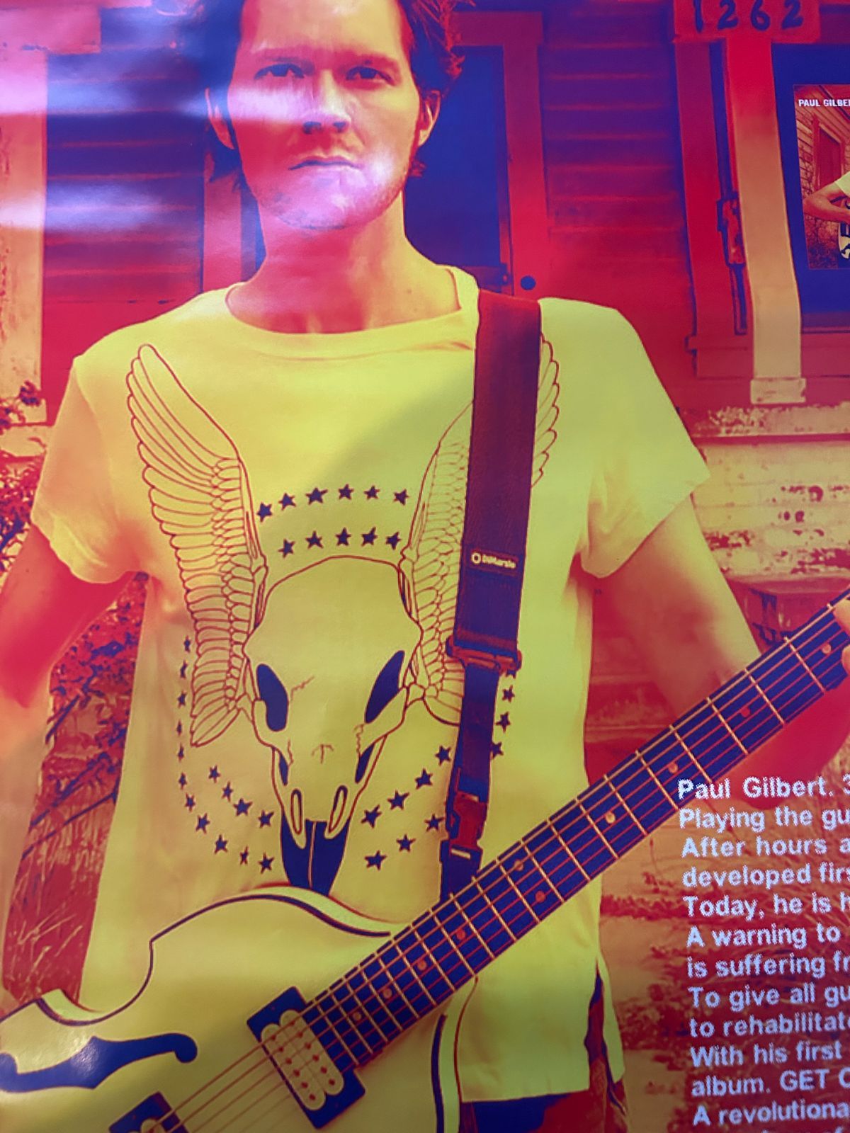 新品未使用 ポール・ギルバート Paul gilbert ライブ ツアー2005 新品未使用 ポール・ギルバート Paul gilbert ライブ ツアー2005