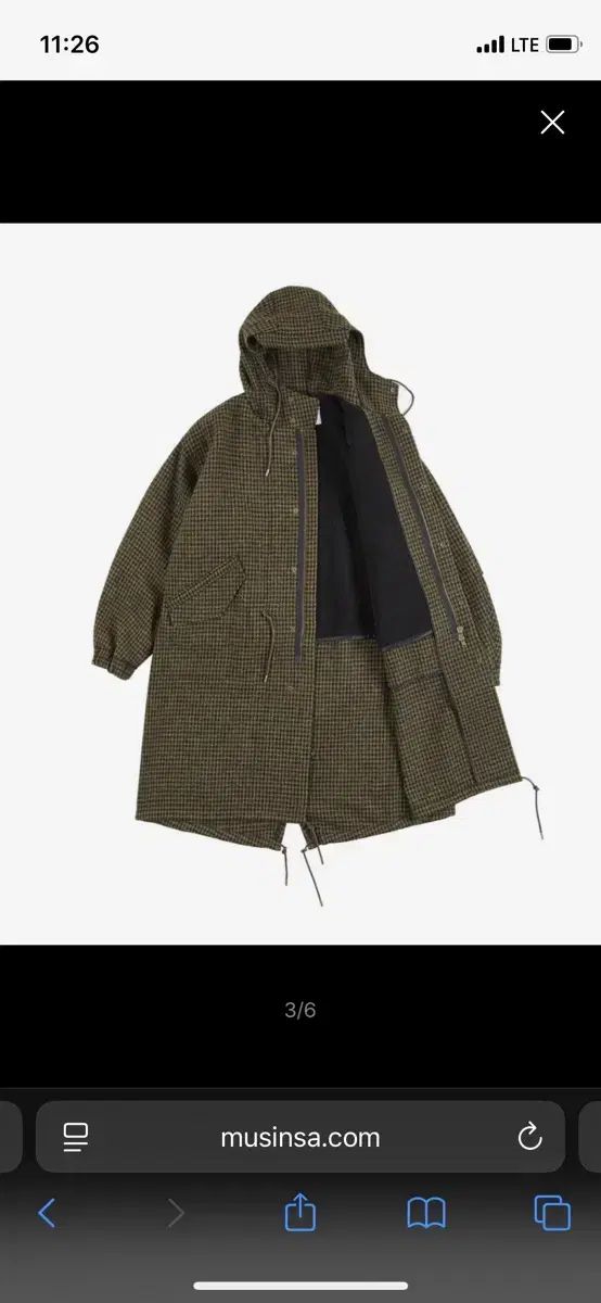 キンロックアンダーソン M-51 フィッシュテール パーカ