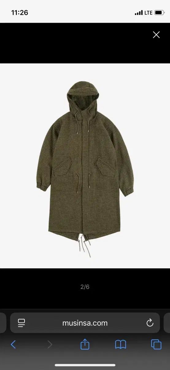 キンロックアンダーソン M-51 フィッシュテール パーカ