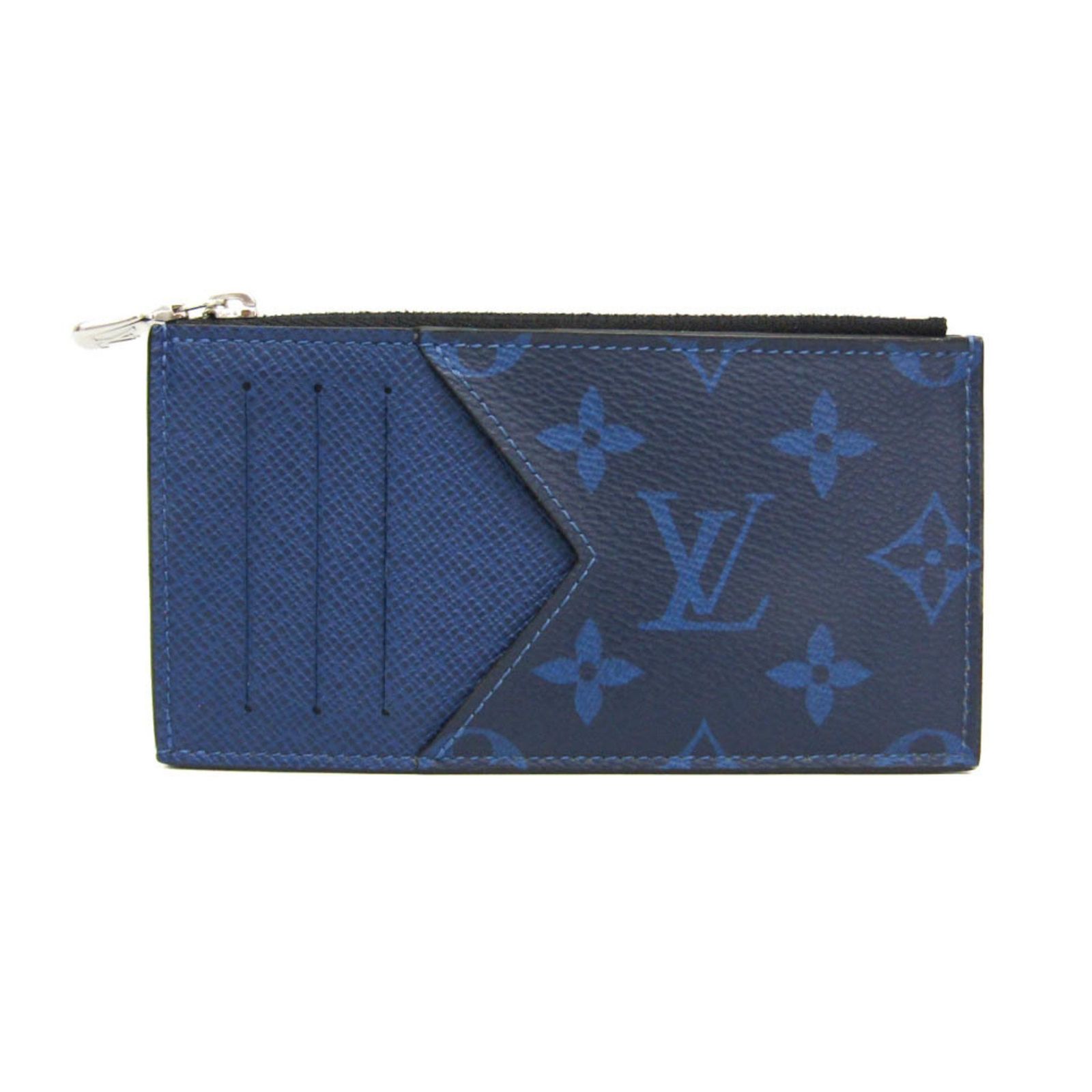 ルイ ヴィトン Louis Vuitton タイガラマ コイン カードホルダー M30270 モノグラム タイガラマ カードケース コバルト