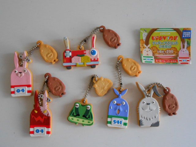 ♯Jsm28Fzウサビッチクッキーマスコット2時間目全6種