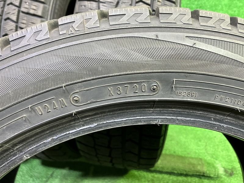  DUNLOP スタッドレス ダンロップ ウィンターマックスWM 02 215 50 R 17 4本 7ミリ 2020年 17インチ スタッドレス