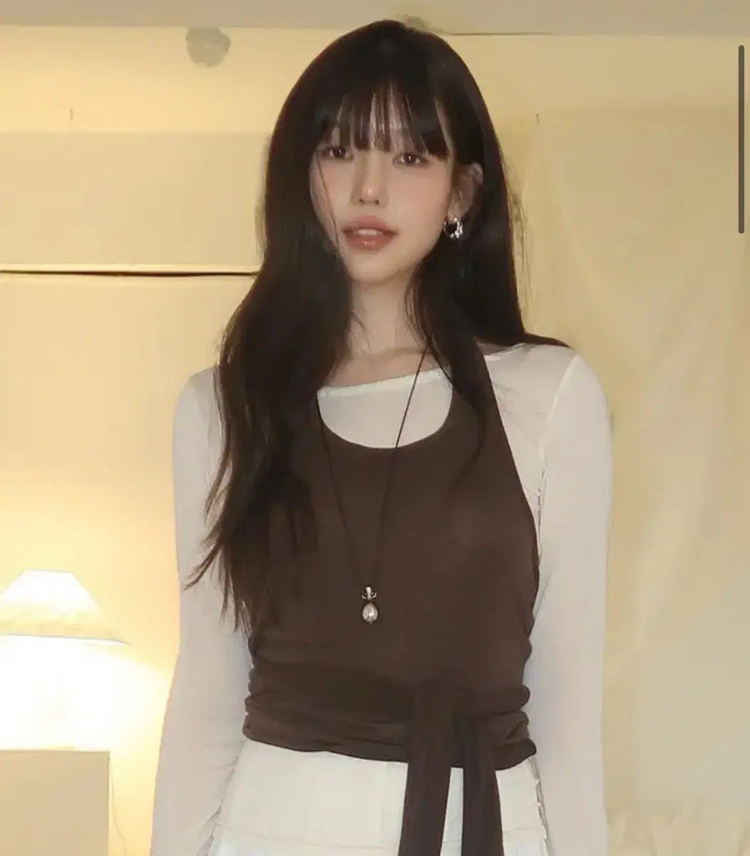 ホルターネック レイヤード ソフト トップス レイヤードTシャツ 含む