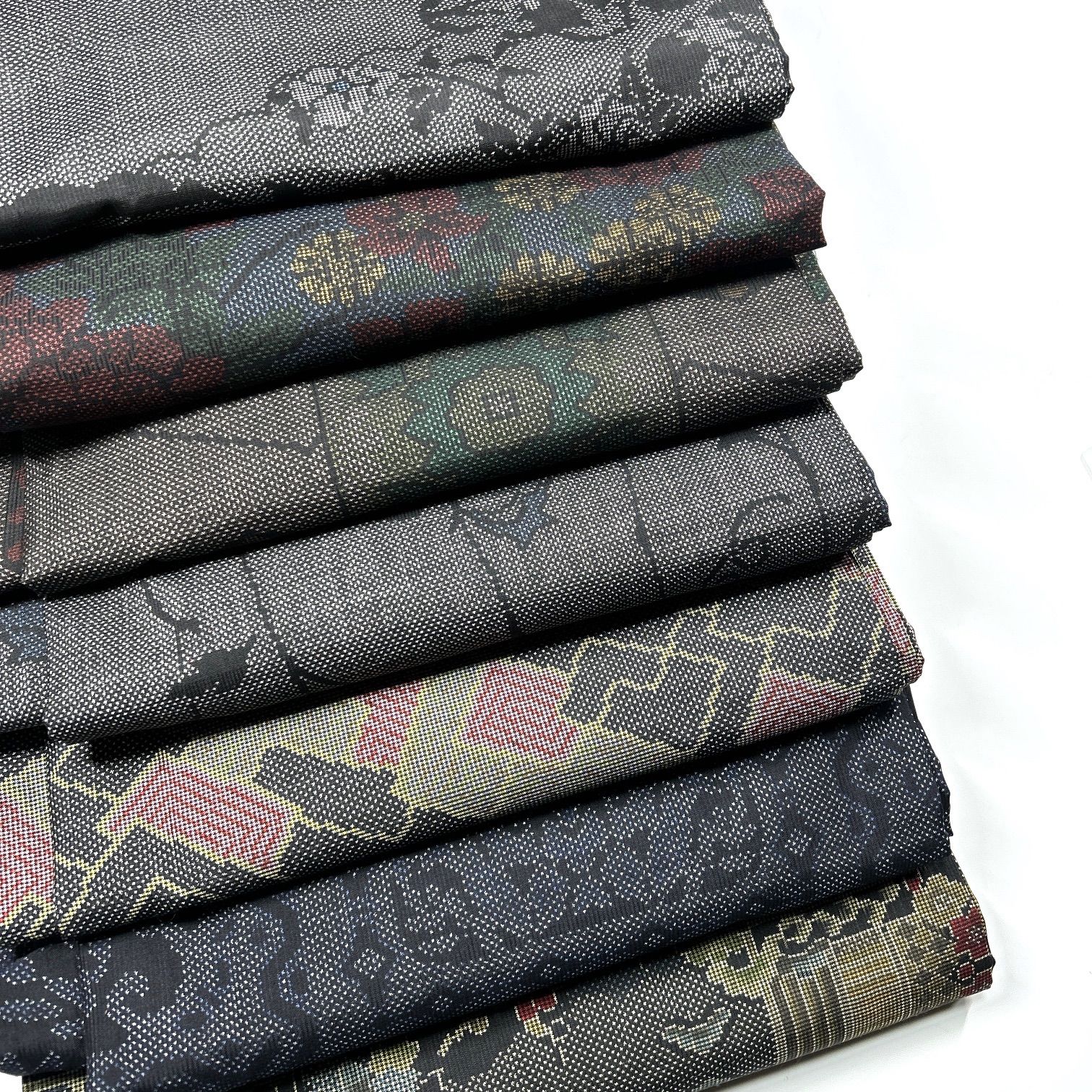 大島紬 7枚 正絹 着物おまとめ売り 同梱購入歓迎 リメイク用 着付け