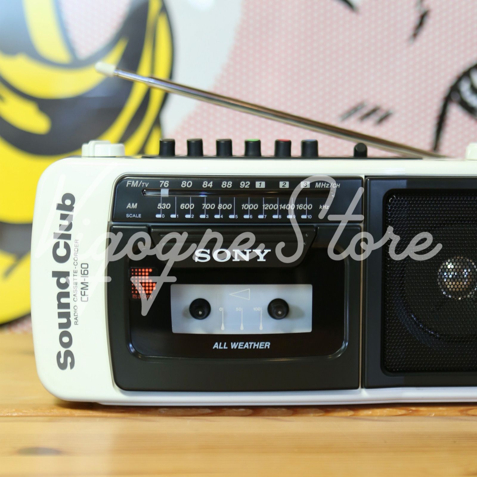 SONY SoundClub CFM-160 サウンドクラブ 防滴仕様 ラジカセ ソニー