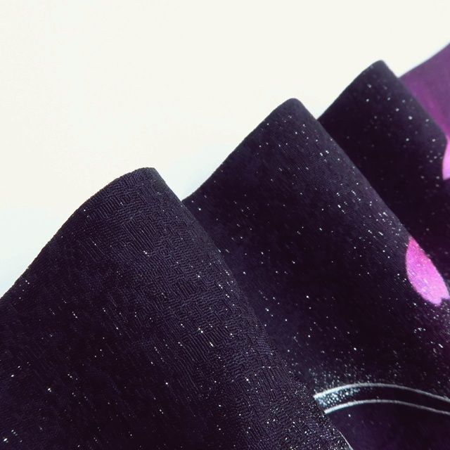 百華 Y 3952 鈴乃屋謹製 ラメ 銀通し 手縫い仕立て 成人式 正絹 振袖 着物