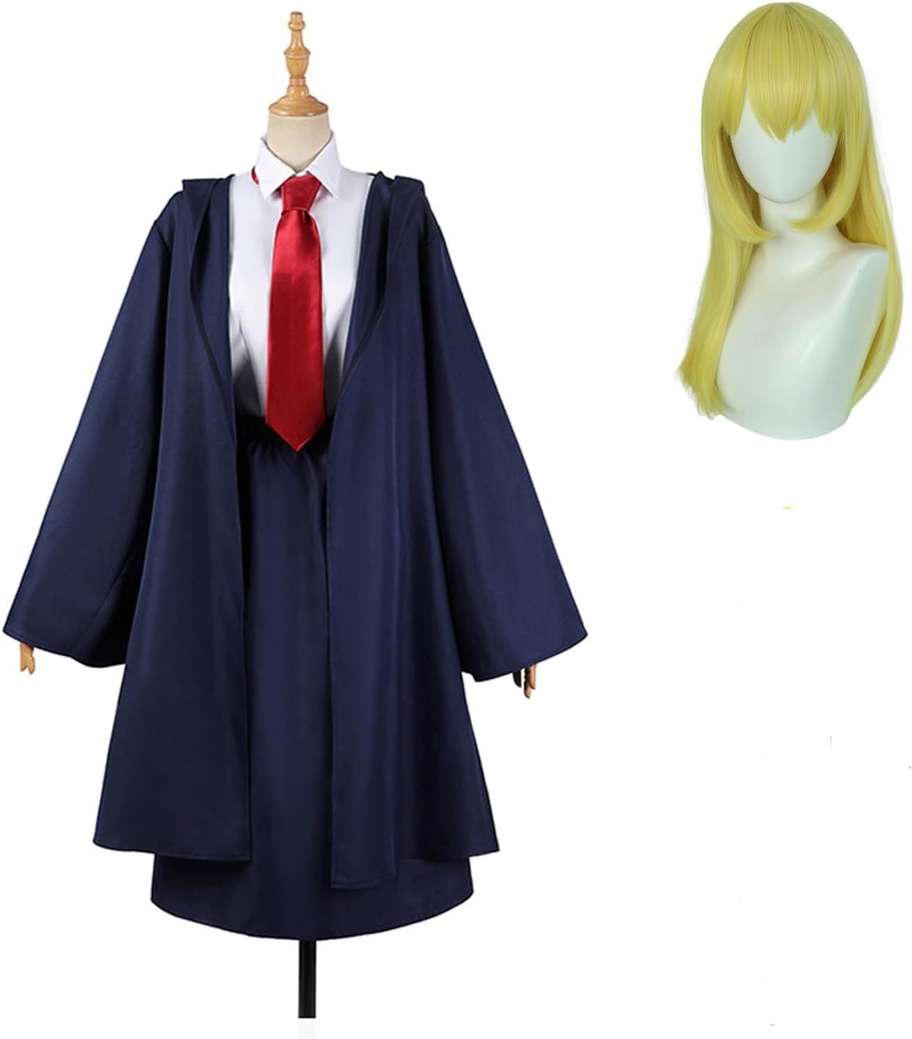 COSSA マッシュル MASHLE ウィッグ付き コスプレ マッシュ レモン コスプレ衣装 ユニフォーム 制服 変身 仮装 学園祭 文化祭 ハロウィン