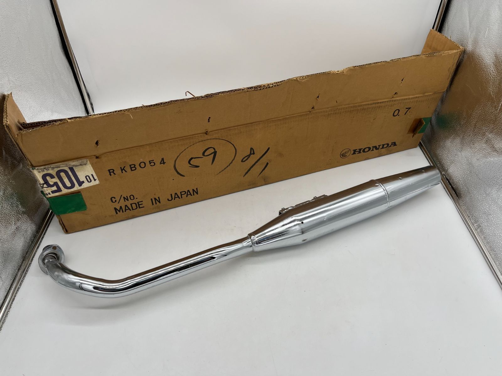 品 HONDA ホンダ HM GS 3 SANKEI サンケイ 2262 マフラー バイク 部品 パーツ 二輪 車 昭和レトロ 昭和 レトロ