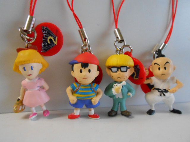 ♯Jzv26TZマザー2MOTHER2フィギュアストラップフルコンプ7種