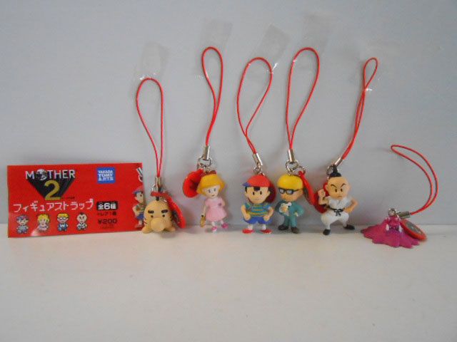 ♯Jzv26UZ マザー2MOTHER2フィギュアストラップ 入6種