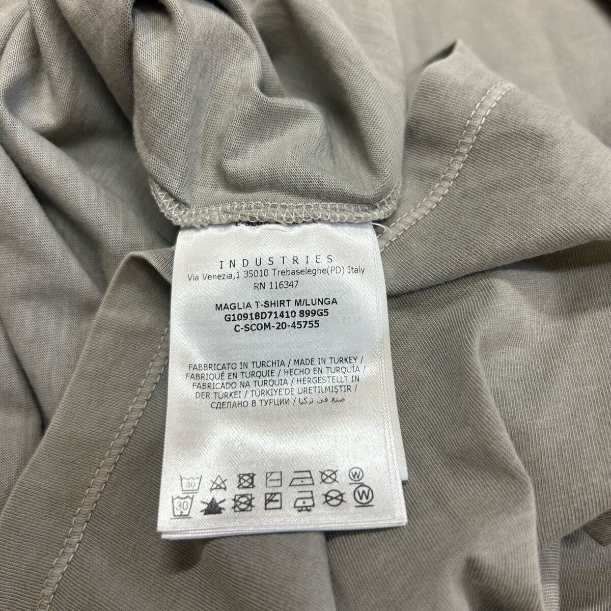 極美品】【薄手】MONCLER モンクレール 長袖TシャツロンTグレーxs
