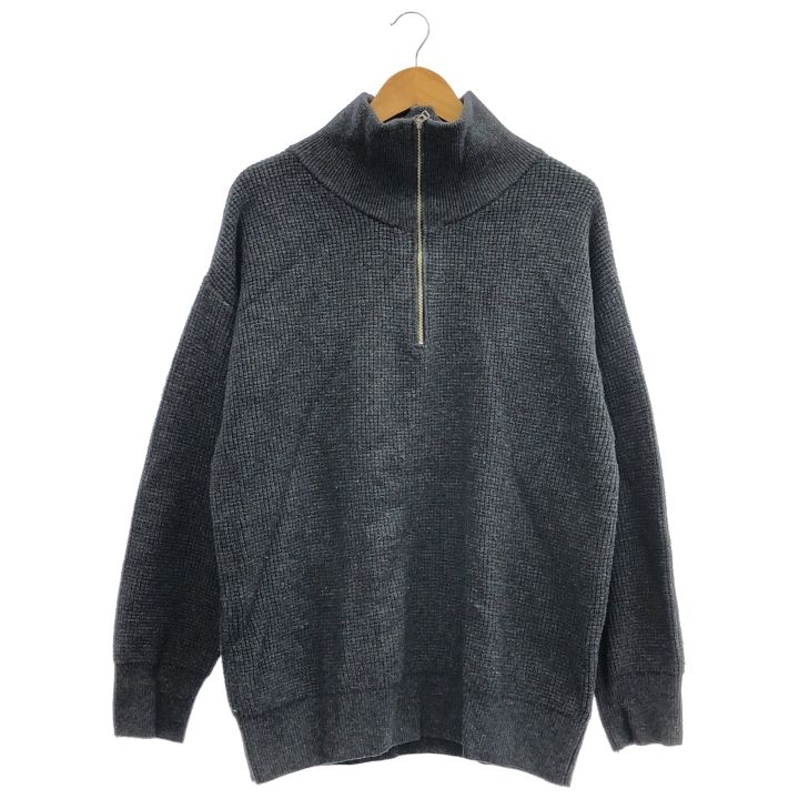 FRAMeWORK フレームワーク ④ 24080220602040 ワッフルハーフジッププルオーバー レディース グレー