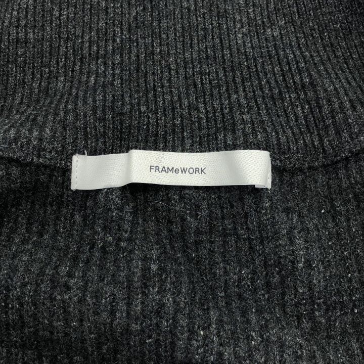 ワッフルハーフジッププルオーバー