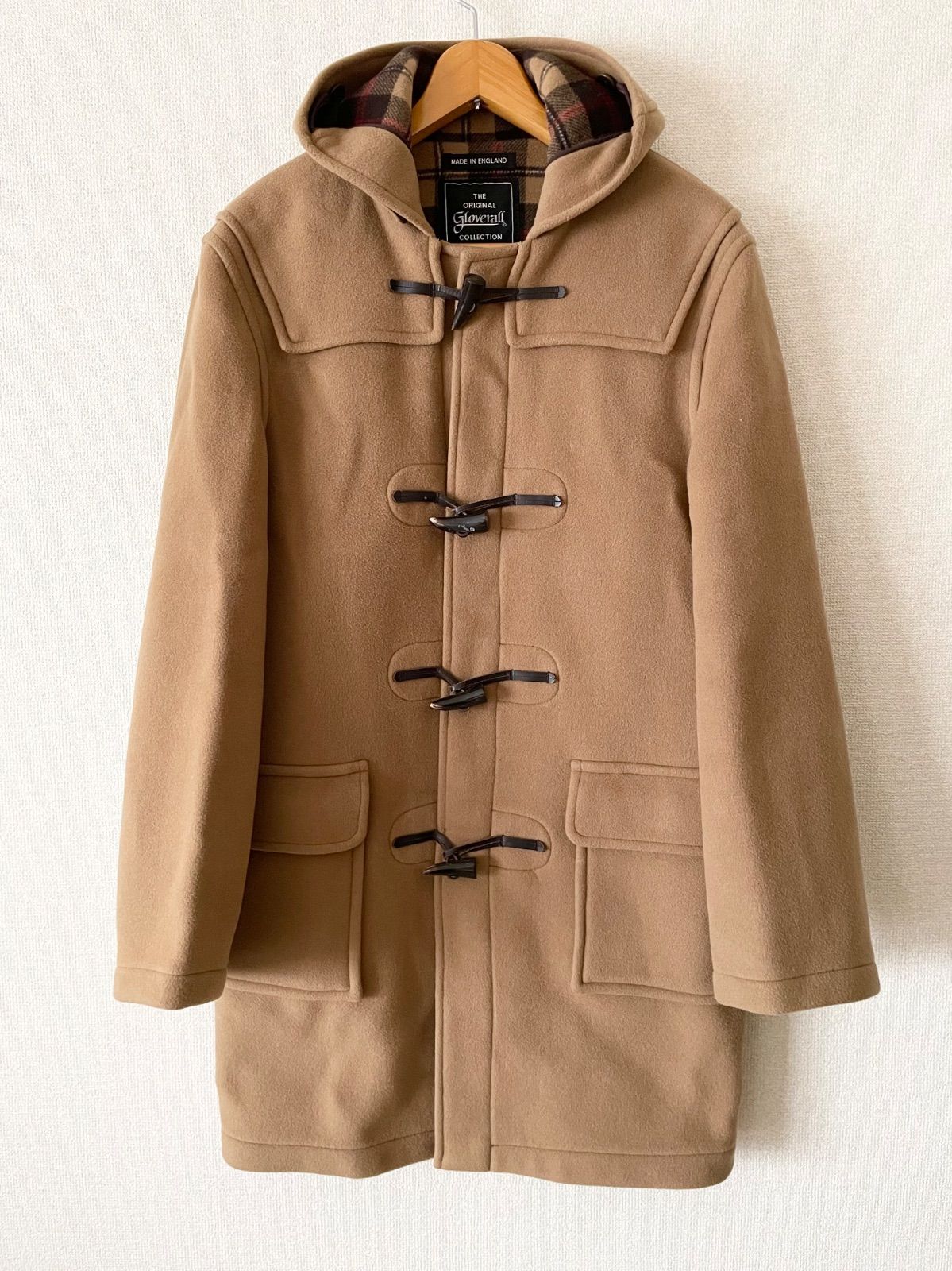 Gloverall グローバーオールダッフルコート 34 キャメル