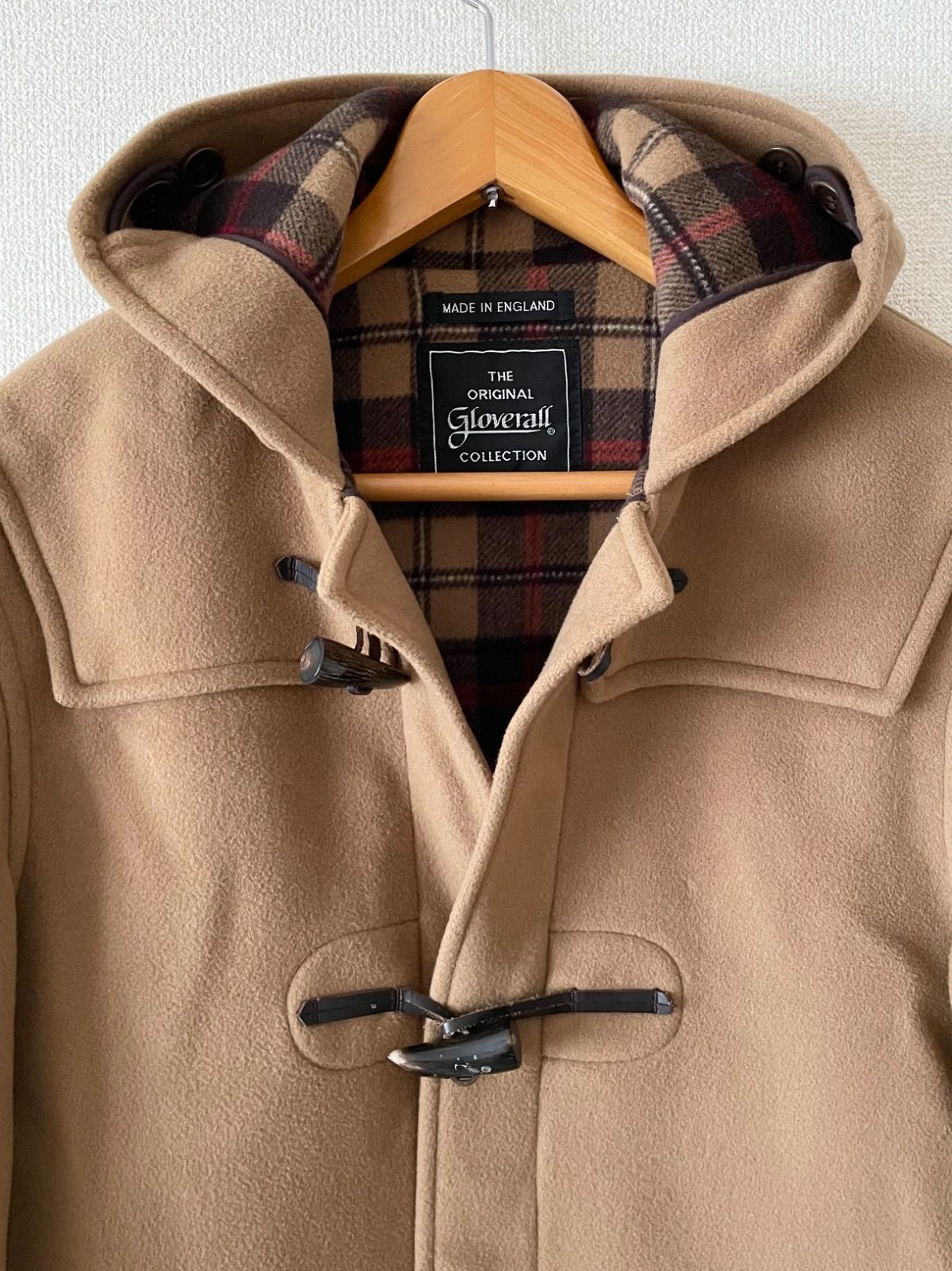Gloverall グローバーオールダッフルコート 34 キャメル