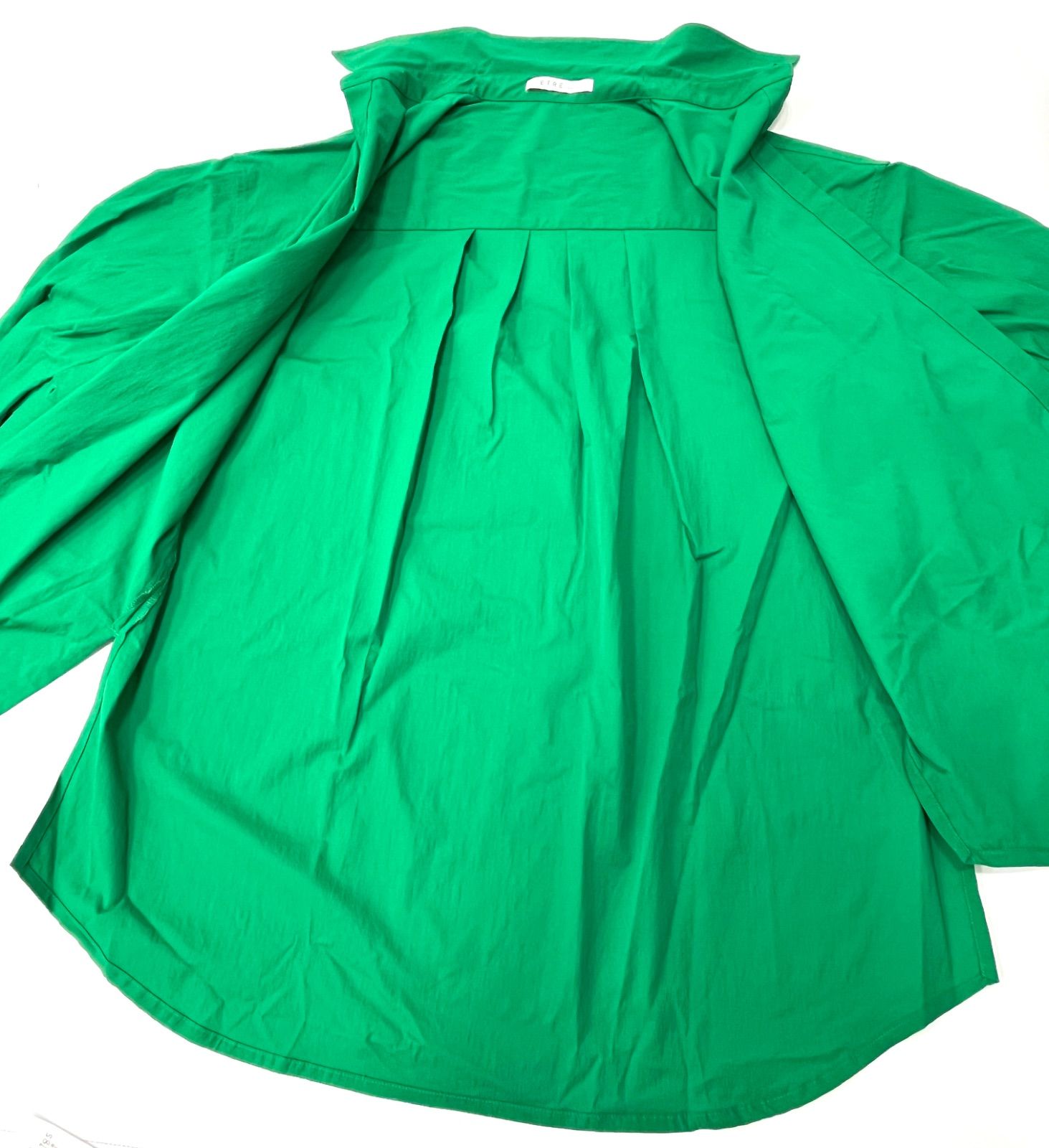  ETRE TOKYO タイプライターB 0 X長袖シャツ グリーン 長袖 シャツ ブラウス