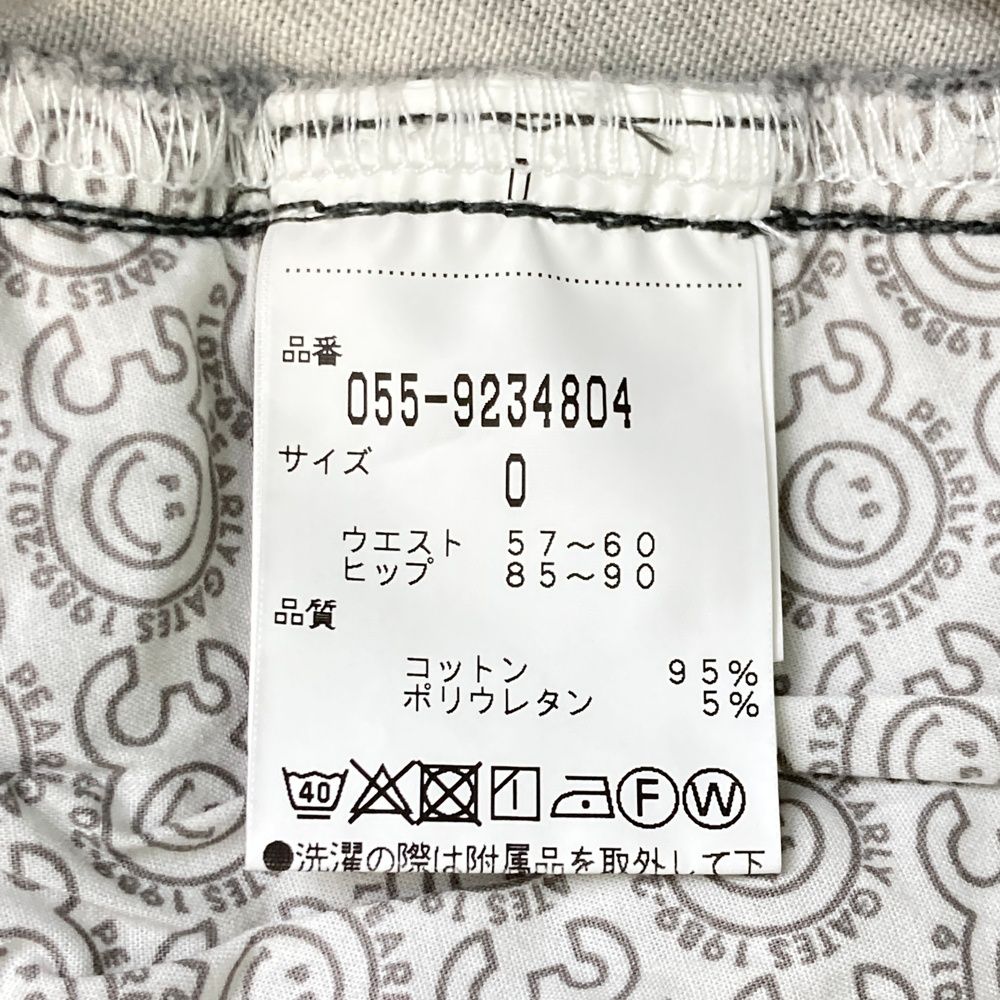 サイズ：0 PEARLY GATES パーリーゲイツ 30周年 ストレッチスカート