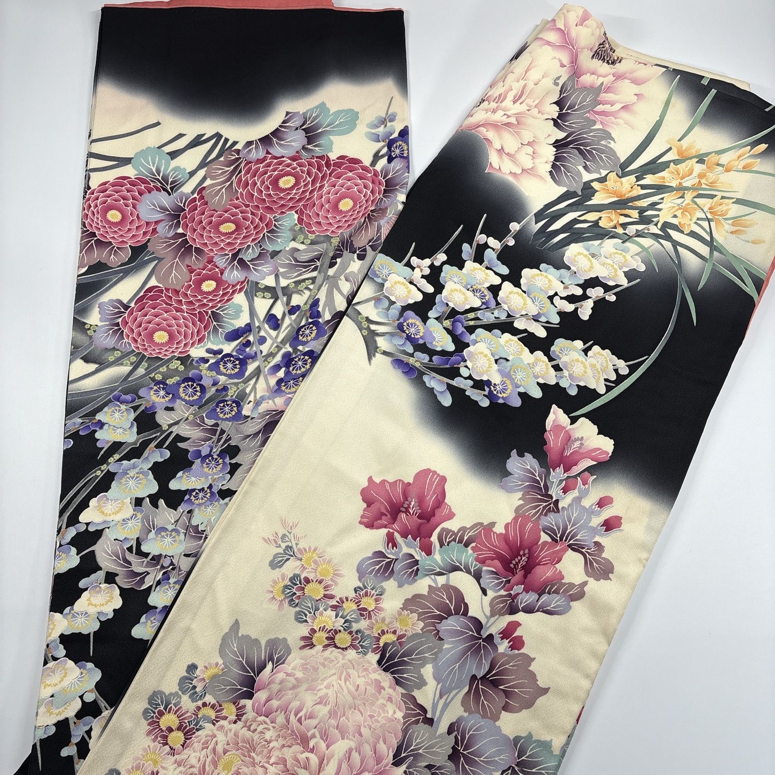  振袖 着物 同梱 リメイク用 着付け 11124 振袖 着物