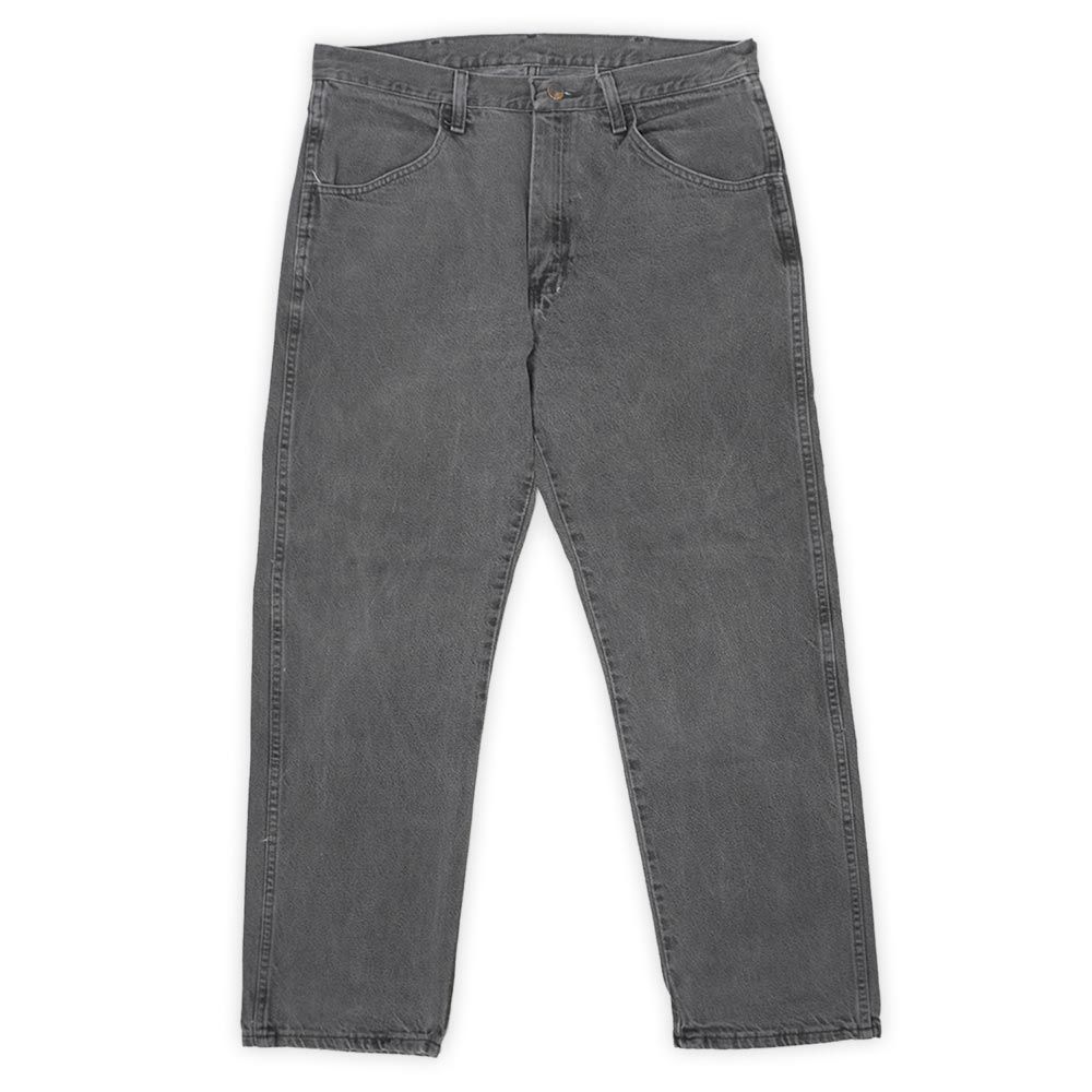 ラスラー RUSTLER 00s 2000年代 ブラックデニムパンツ ジーンズ ストレート 定番 フェード Wrangler ラングラー USA ヴィンテージ 古着 メンズ ズボン パンツ 黒 W34 L29
